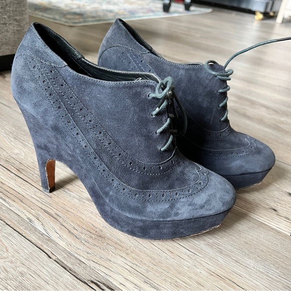 Dolce Vita Suede Wingtip Platform Oxford Shoe​ - Picture 5 of 7